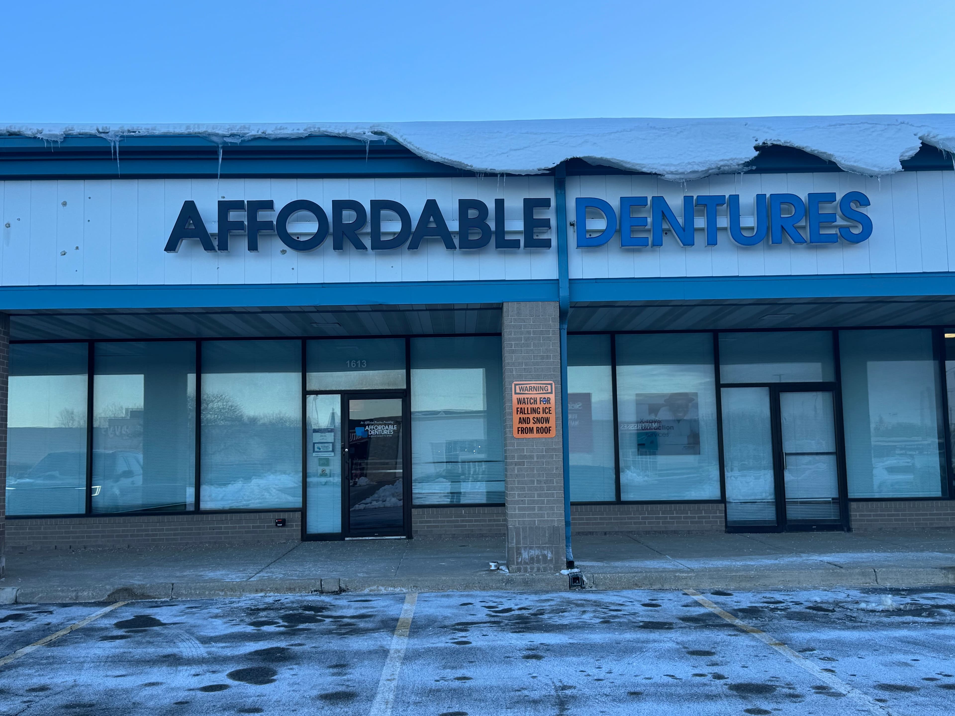 Exterior of Affordable Dentures & Implants in Merrillville, IN