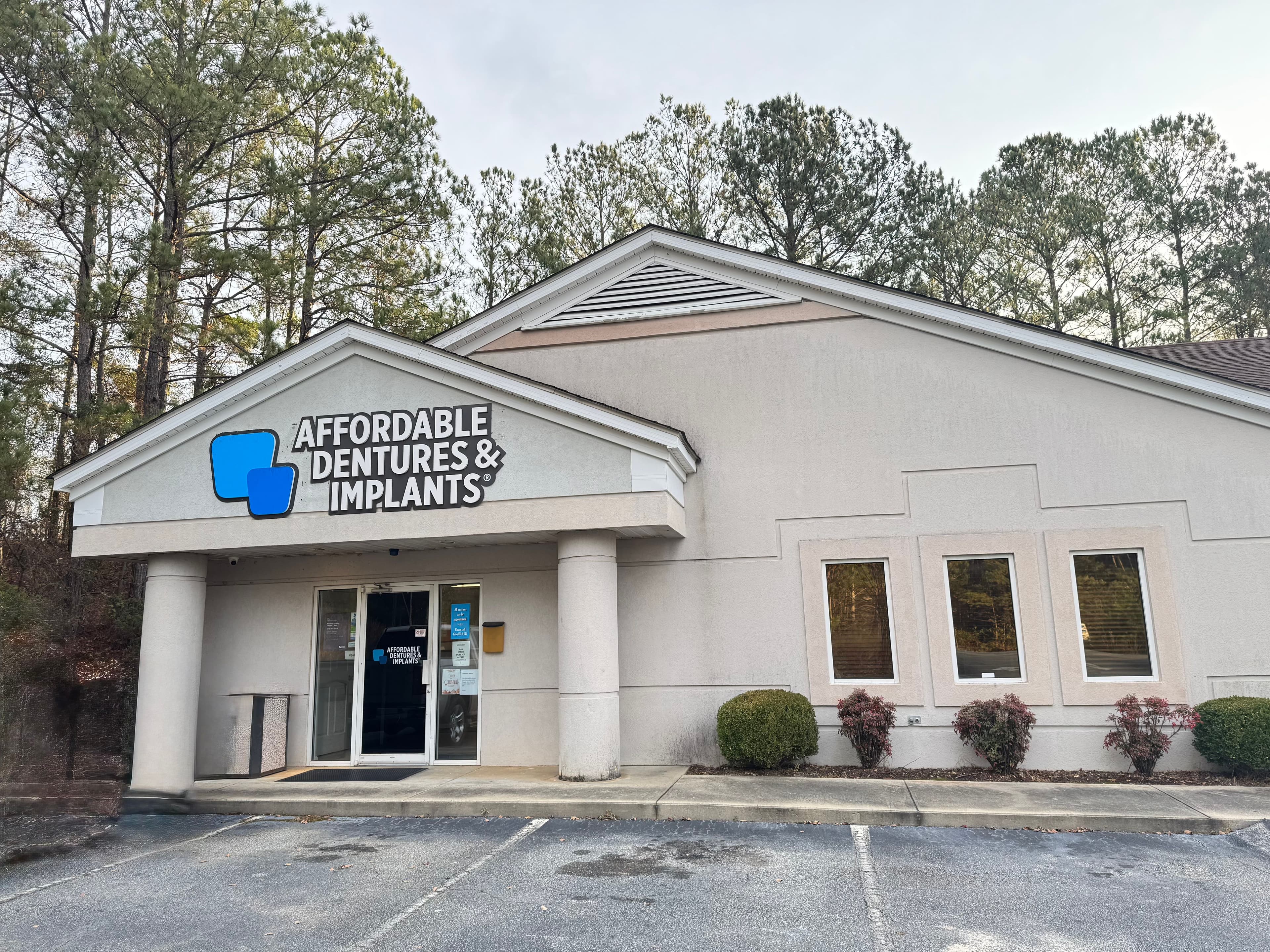 Exterior of Affordable Dentures & Implants in Macon, GA