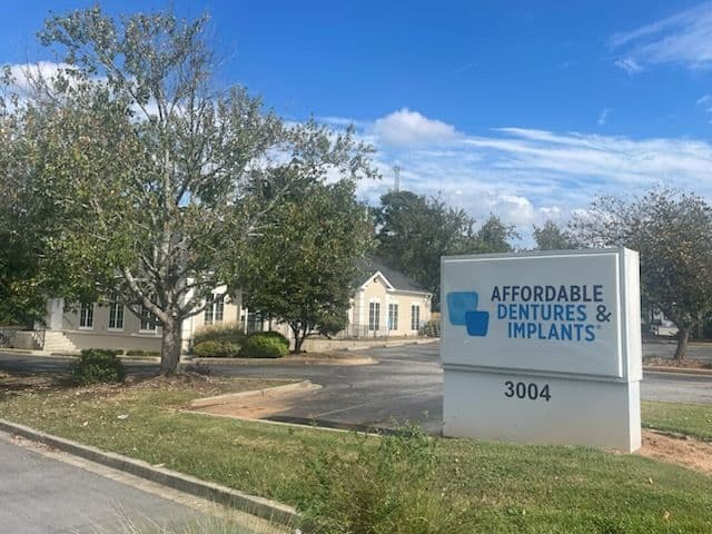 Exterior of Affordable Dentures & Implants in Anderson SC