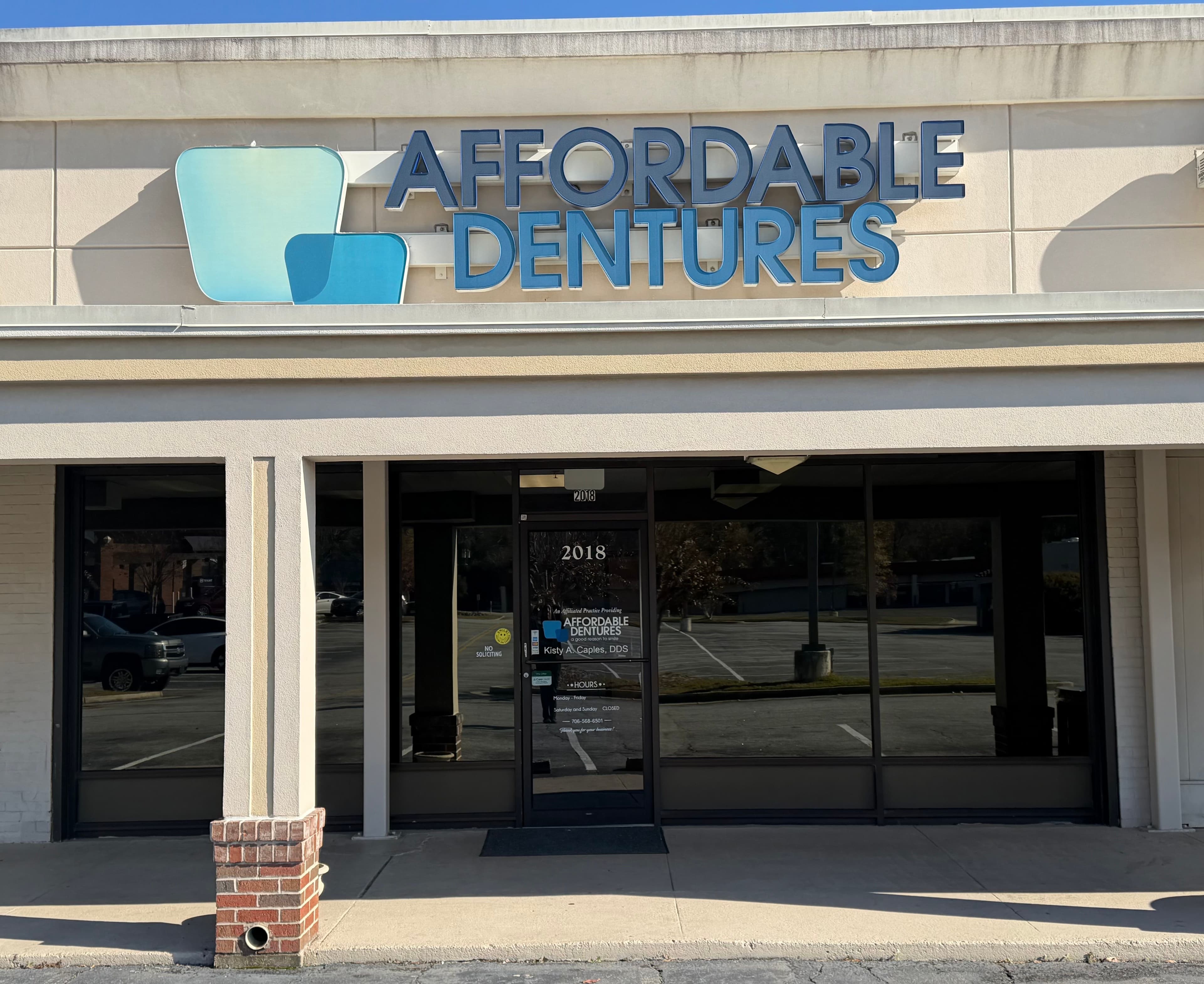 Exterior of Affordable Dentures & Implants in Columbus, GA