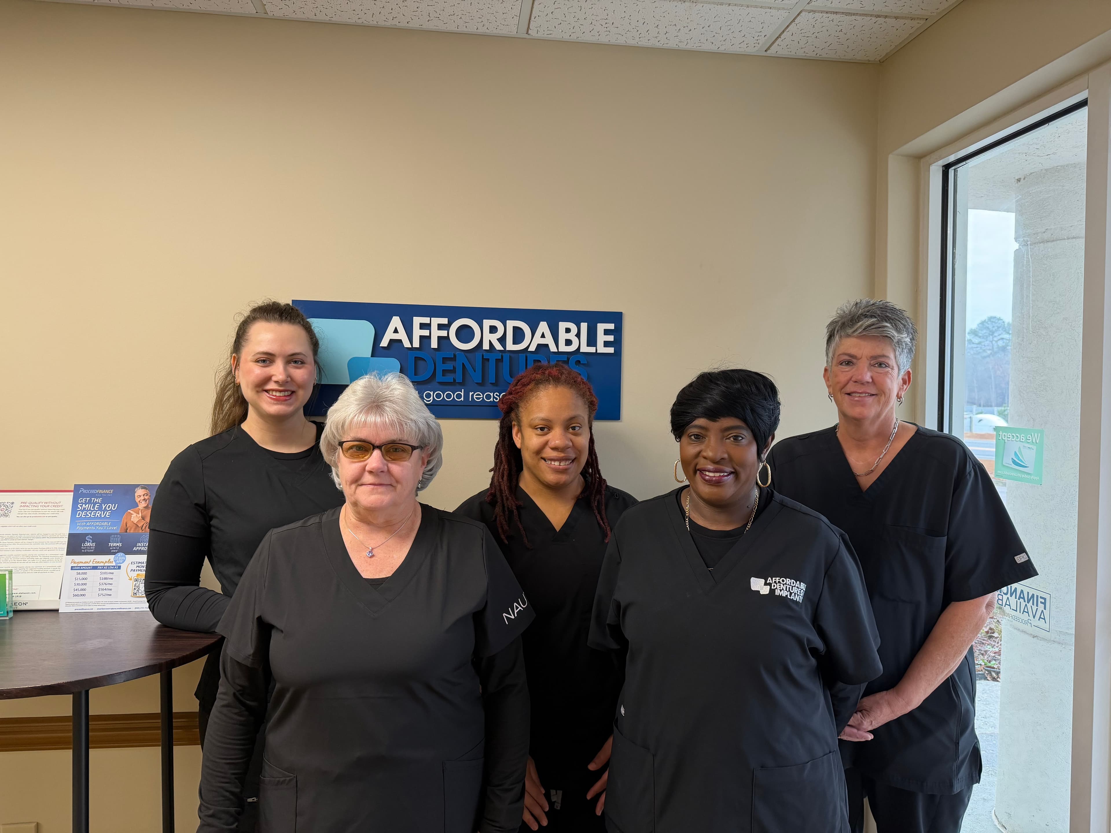 Team at Affordable Dentures & Implants in Fayetteville, NC