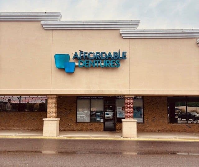 Exterior of Affordable Dentures & Implants in Morehead, KY