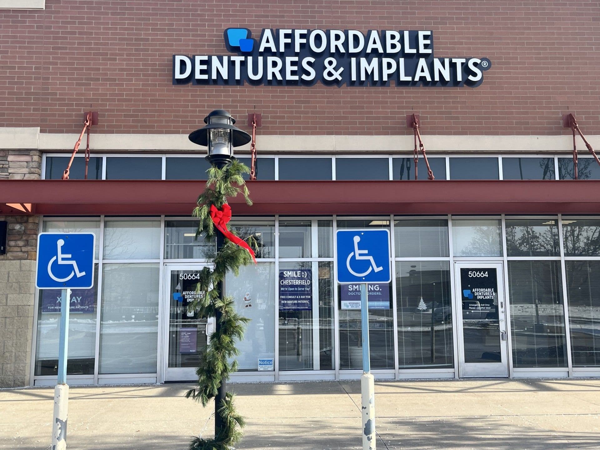 Exterior of Affordable Dentures & Implants in Chesterfield, MI