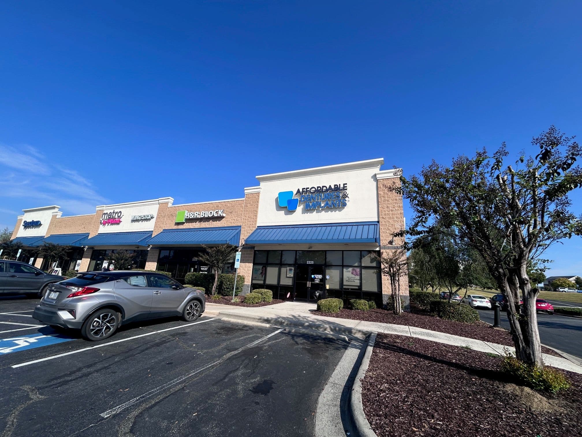 Exterior of Affordable Dentures & Implants in Kannapolis, NC